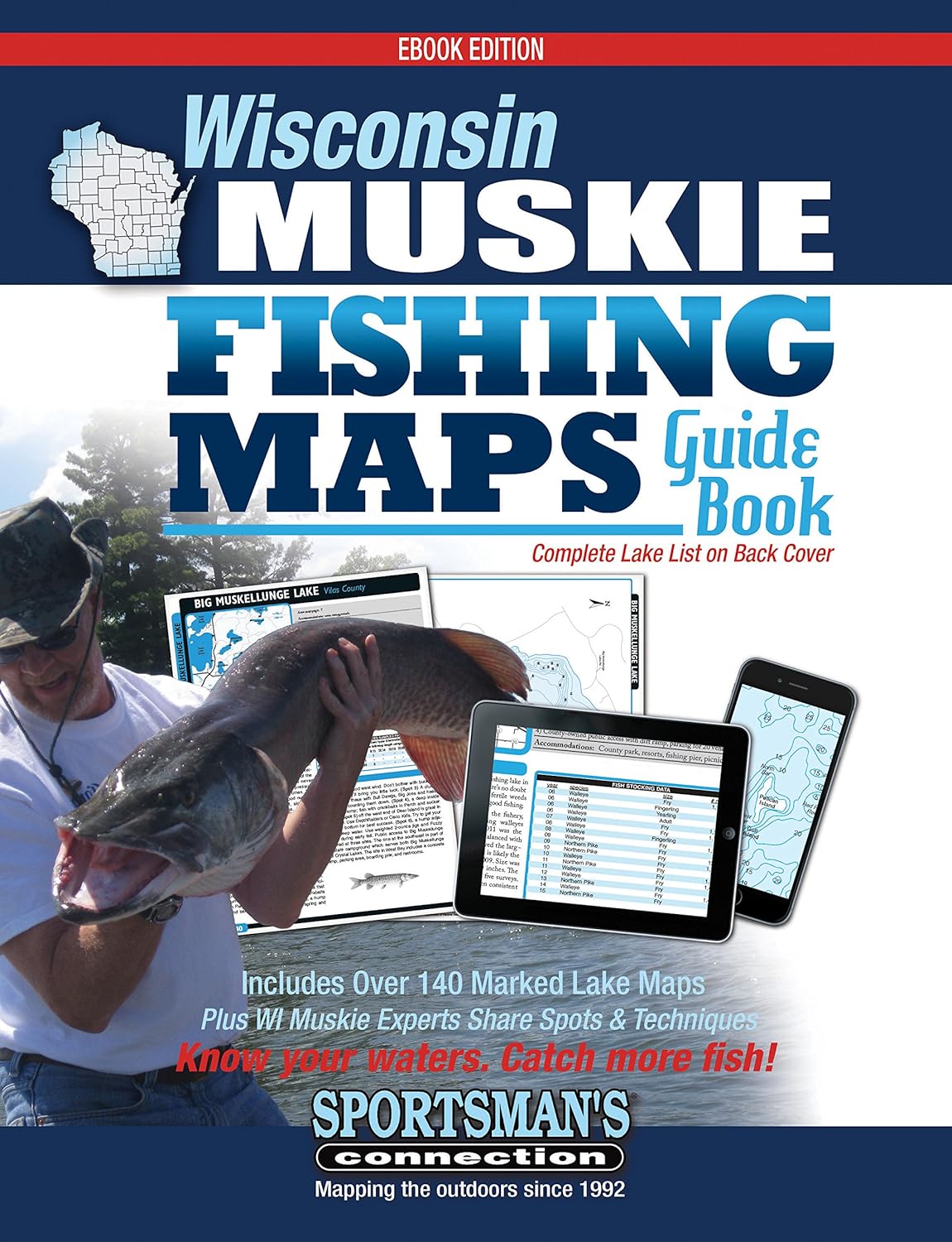 Wisconsin Muskie Fishing Map Guide