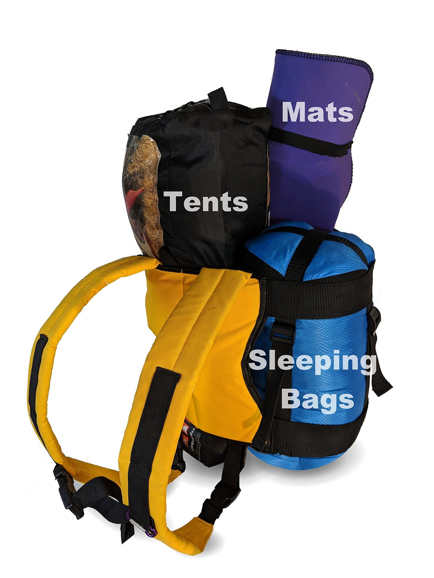 Backpack for 5 Gallon Buckets for Fishing, Picking Apples and Sports