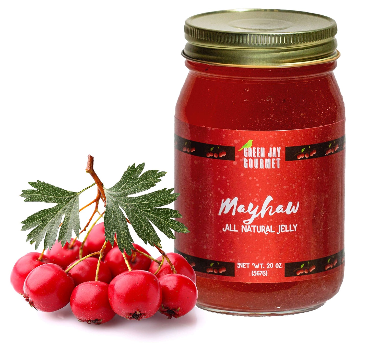 Green Jay Gourmet Spicy Jam Variety Pack - All-Natural Raspberry Jalapeno Jam, Strawberry Jalapeno Jam, Blackberry Jalapeno Jam - Vegan, Gluten-free Jam - No Preservatives - USA Made - 3 x 20 Ounces