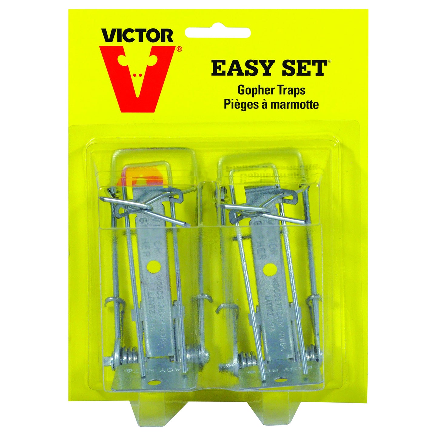 Victor 0611 Easy Set Weather-Resistant Outdoor Gopher Trap 2-Pack