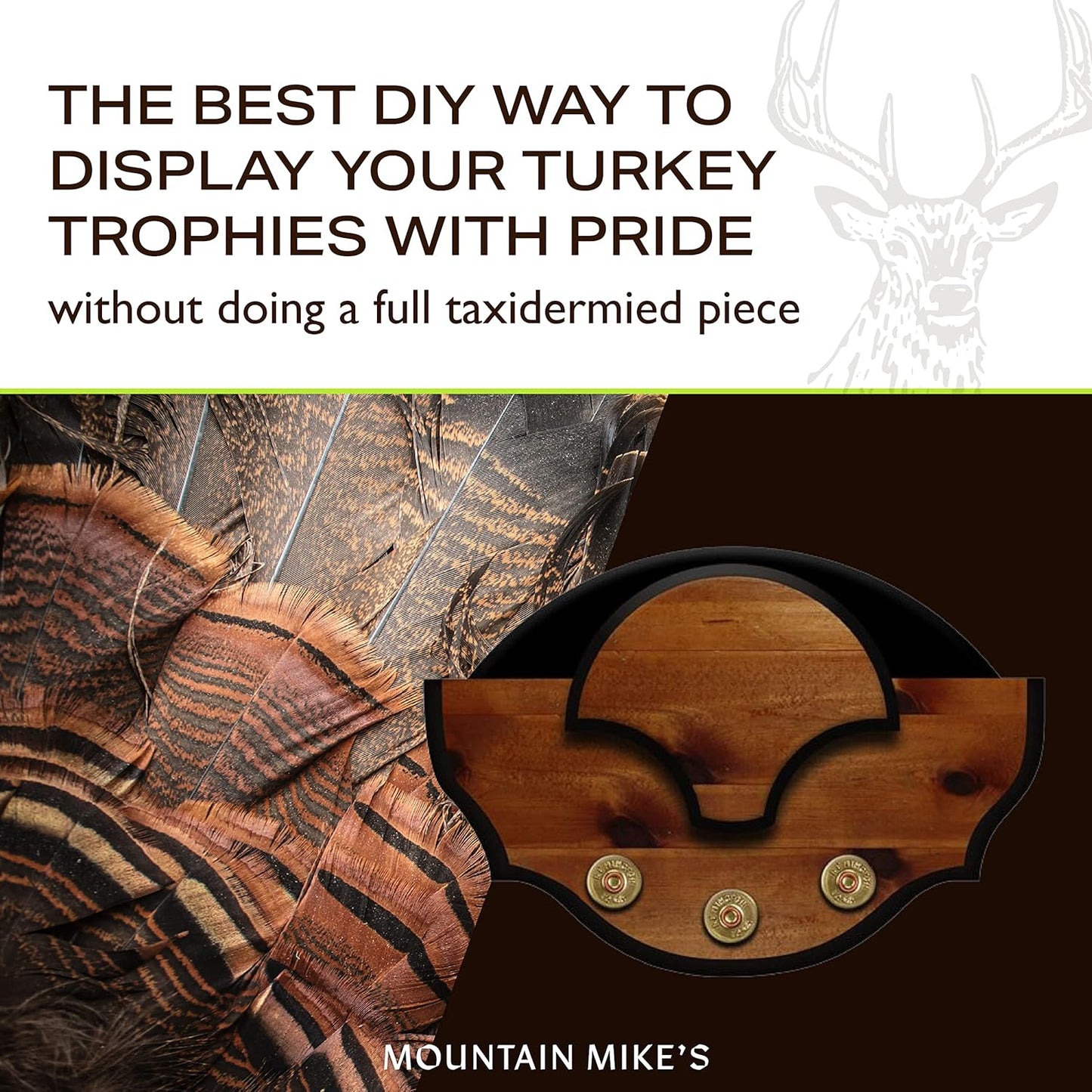 Mountain Mike's Reproductions Beard Master Turkey Mounting Kit