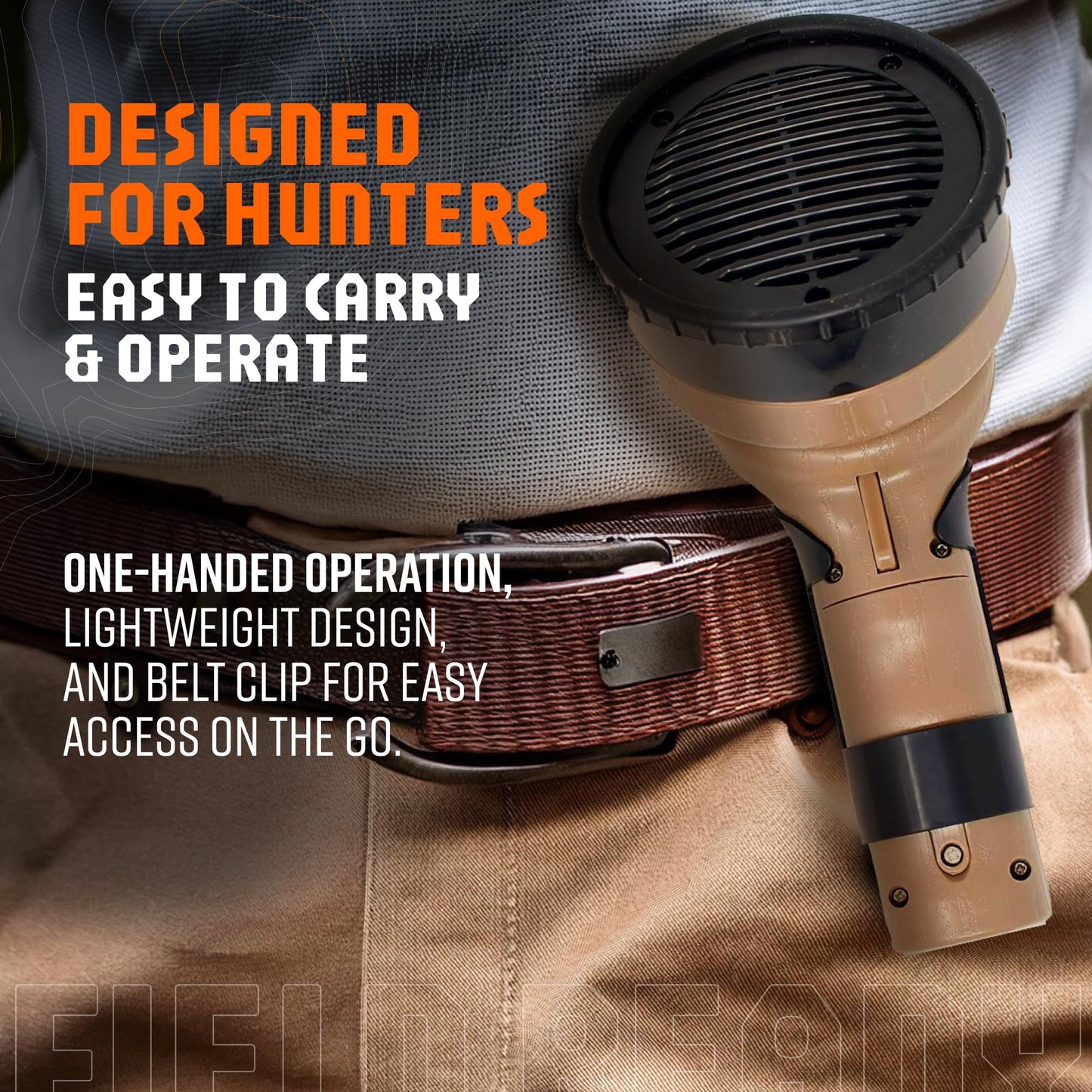 Cass Creek Mega Amp 20X Call, Loudest Handheld Electronic Hunting Caller, 120+ dB Directional Sound, 20 Authentic Calls, Weather-Resistant, Compact and Easy to Carry