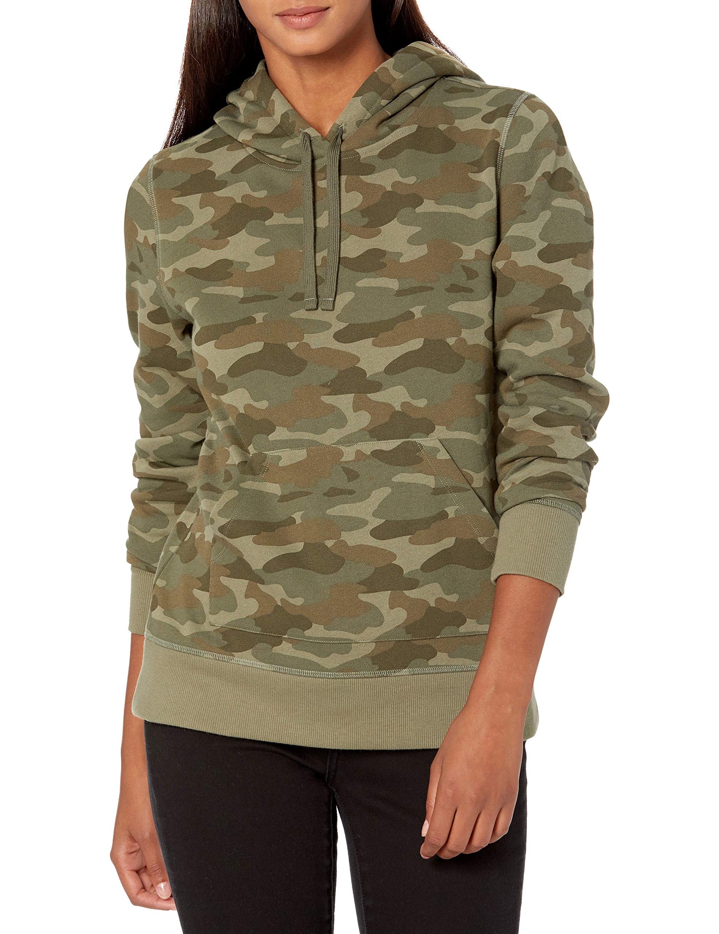 Amazon Essentials Women's Regular-Fit Fleece Pullover Hoodie (Available in Plus Size)