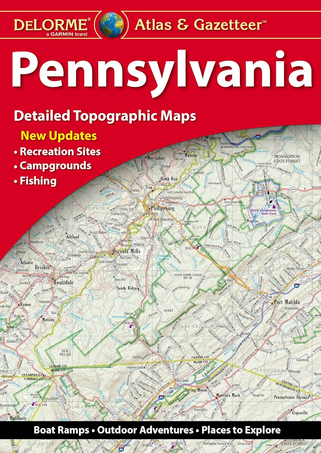 Delorme Atlas & Gazetteer: Pennsylvania