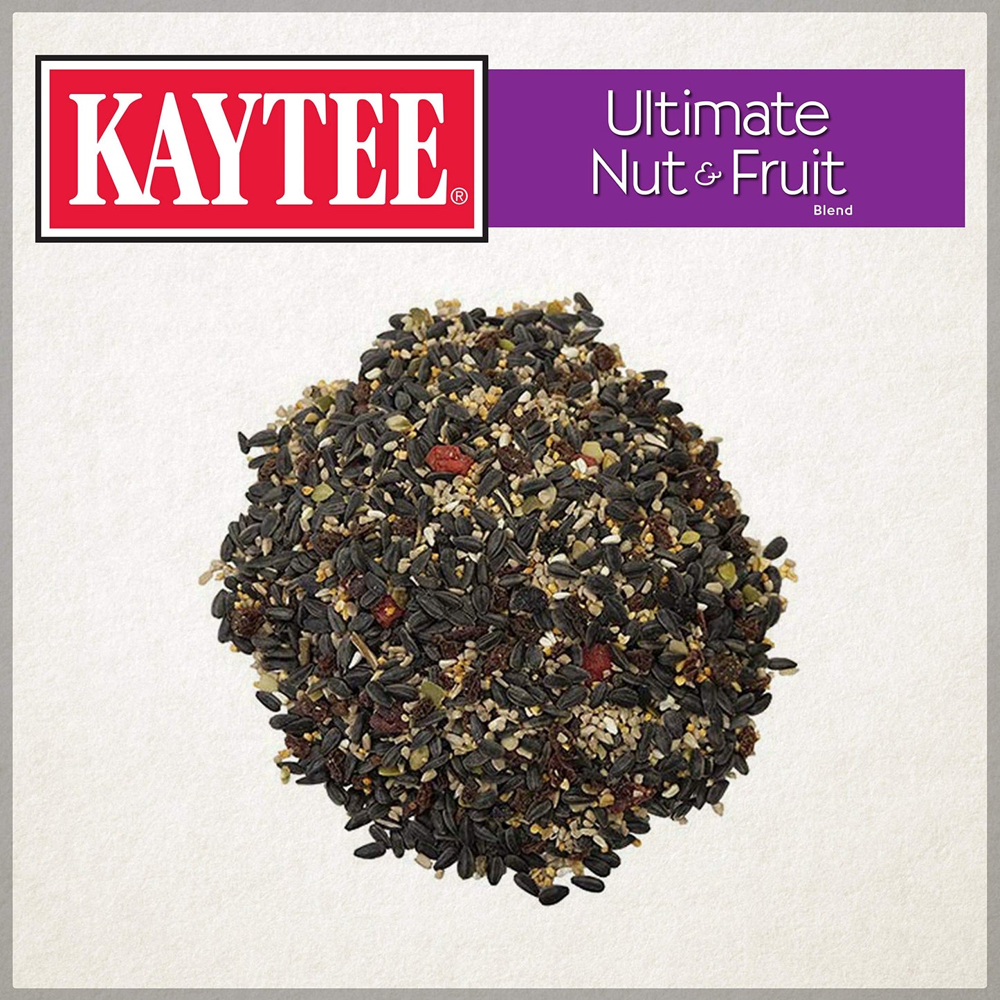 Kaytee Wild Bird Ultimate No Mess Wild Bird Food Seed For Cardinals, Finches, Chickadees, Nuthatches, Woodpeckers, Grosbeaks, Juncos and Other Colorful Songbirds, 9.75 Pound