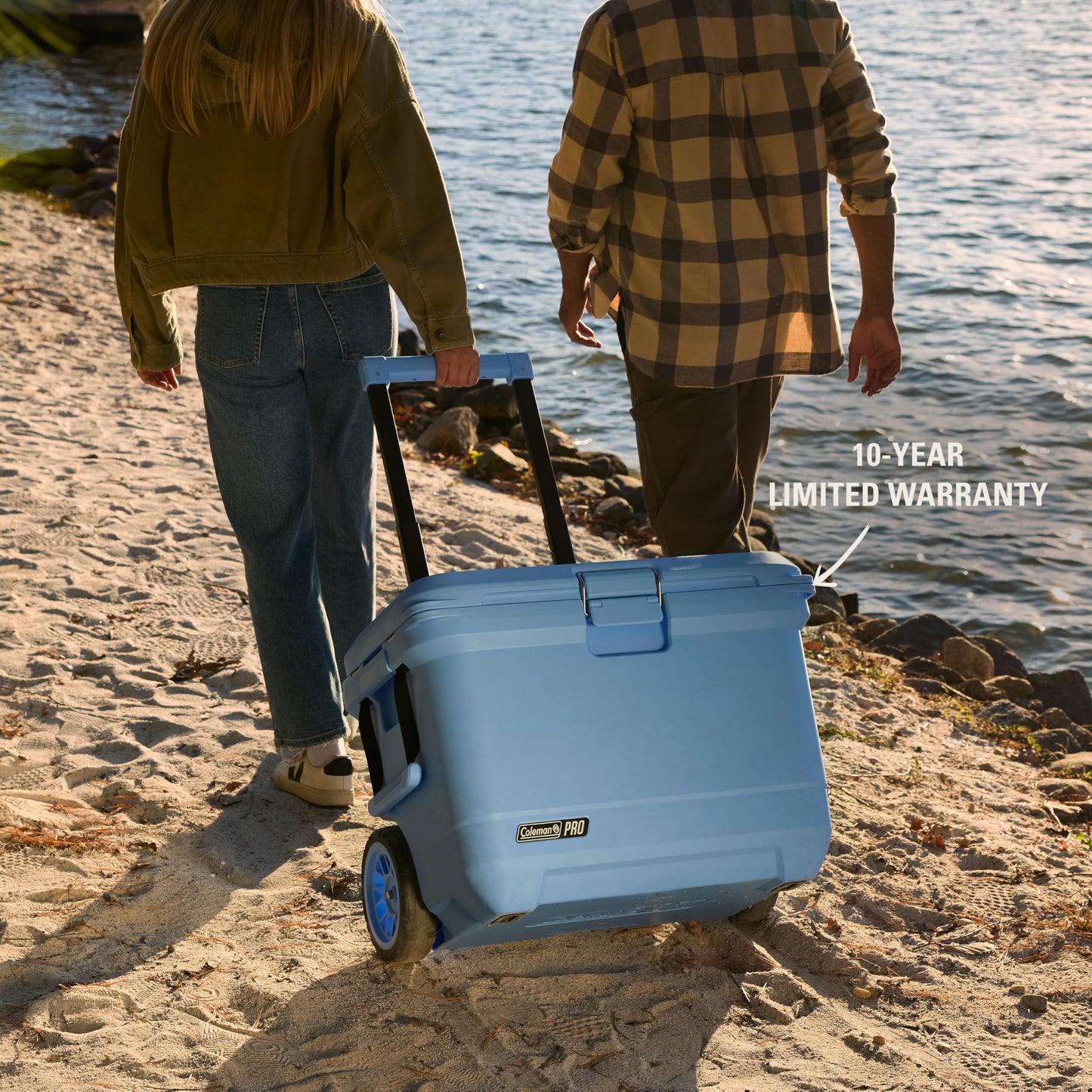 Coleman Pro 25qt Ultra-Light Premium Hard Cooler, Extra-Thick Insulation Keeps Ice up to 3 Days, 36-Can Capacity