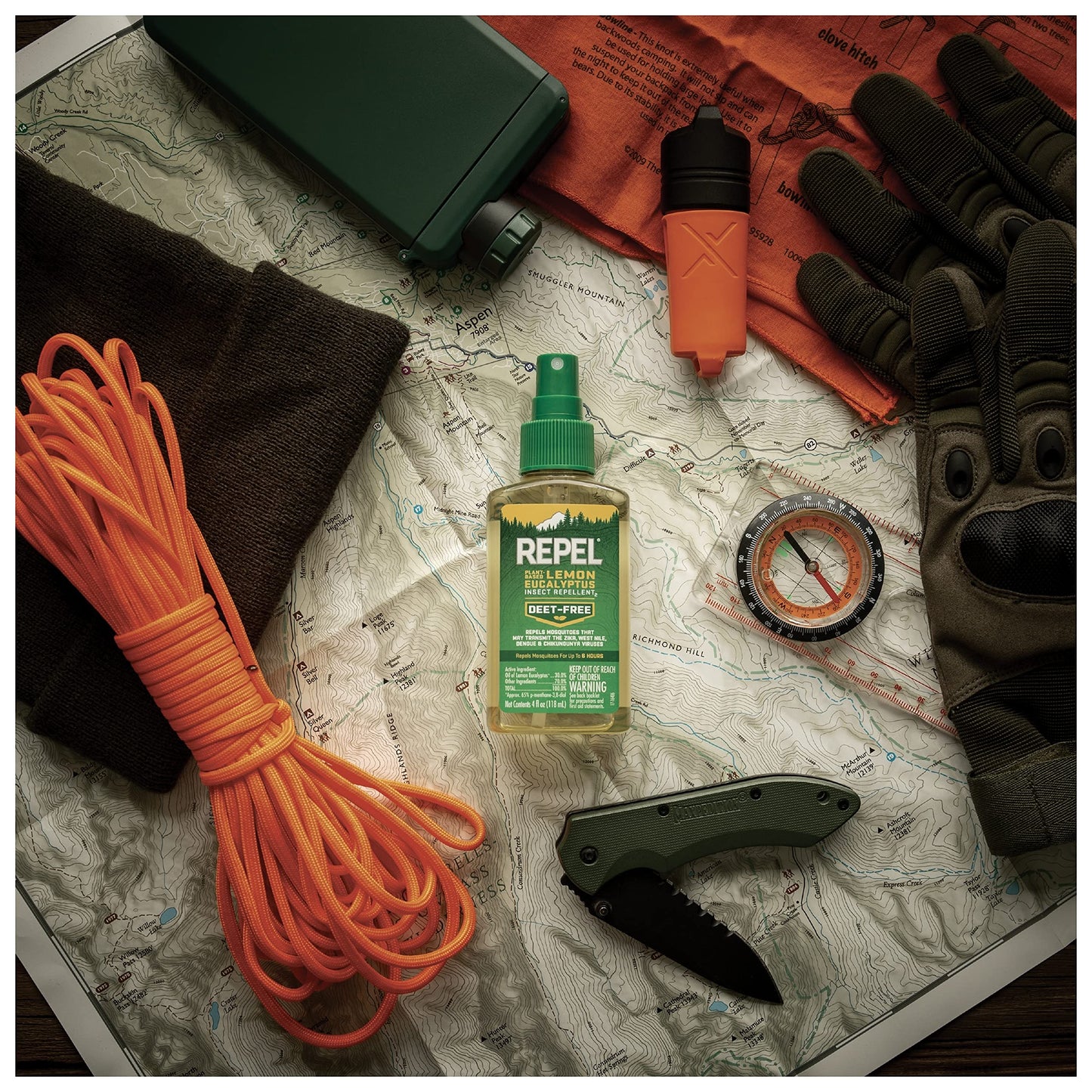 Repel 100 Insect Repellent, Pump Spray, 4-Fluid Ounces, 10-Hour Protection