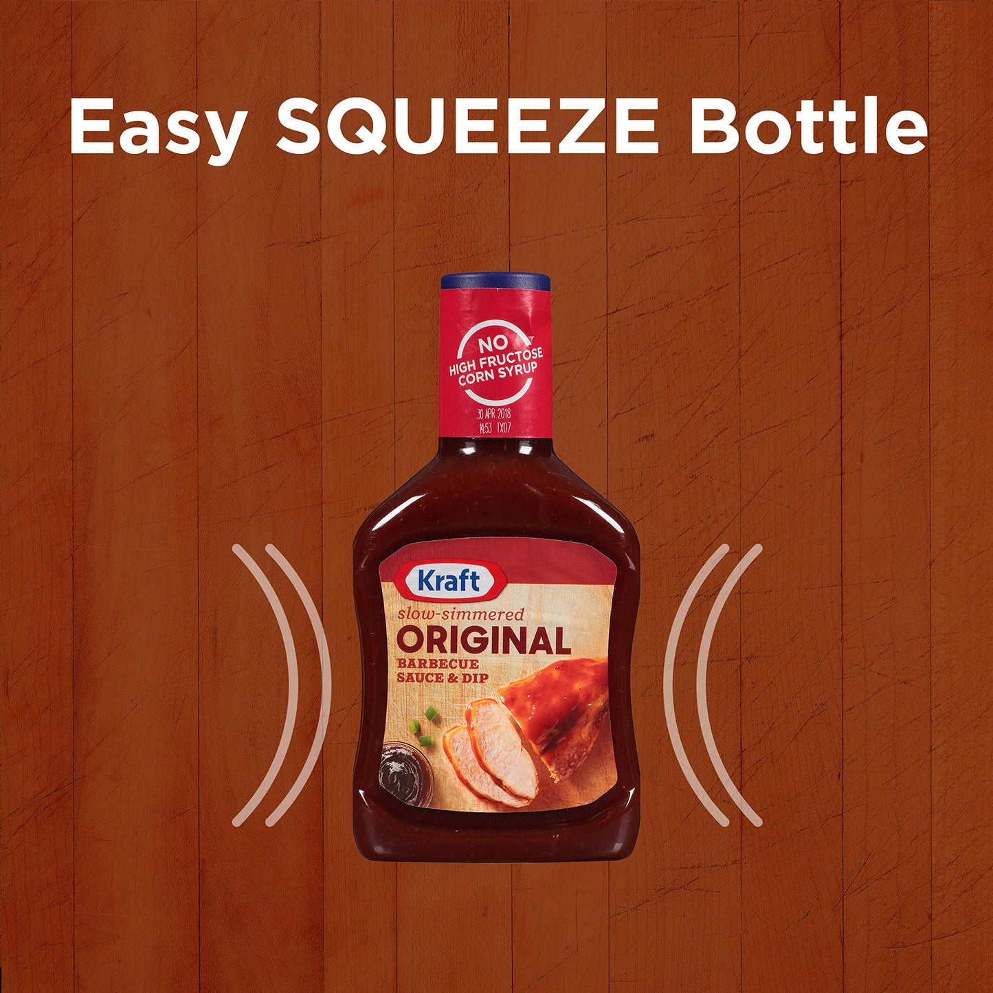 Kraft Sweet Brown Sugar Slow-Simmered Barbecue Sauce, 18 oz Bottle