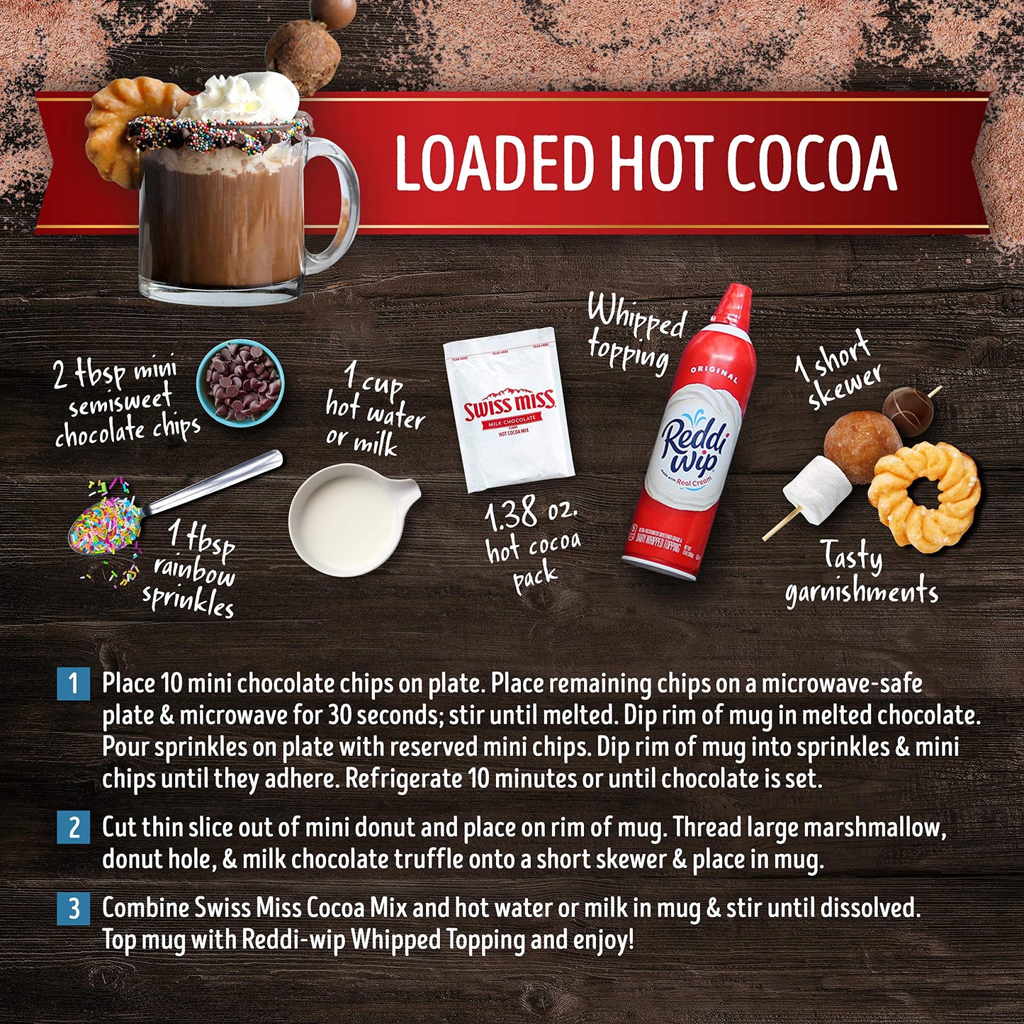 Swiss Miss Milk Chocolate Flavor Hot Cocoa Mix Canister, 76.55 oz.
