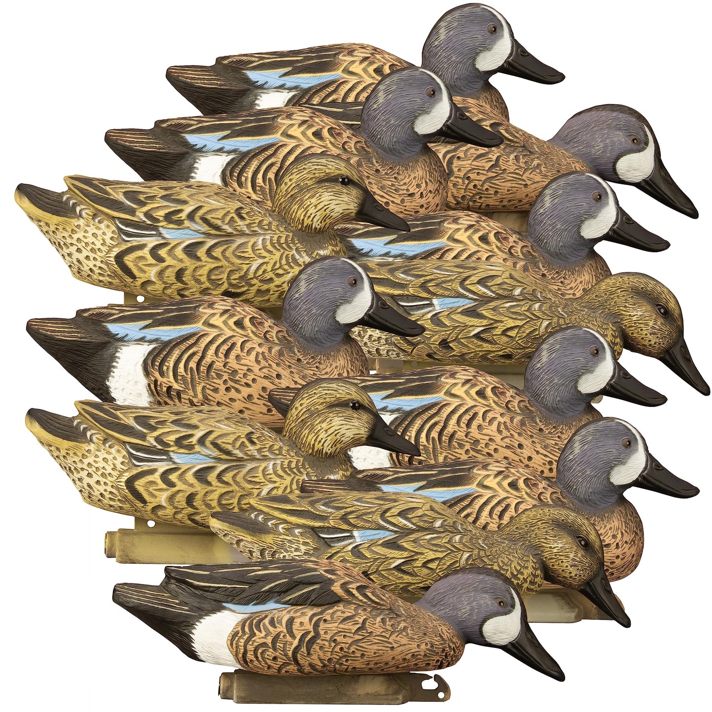 Higdon Outdoors | Standard Blue Wing Teal Duck Decoys, Foam-Filled