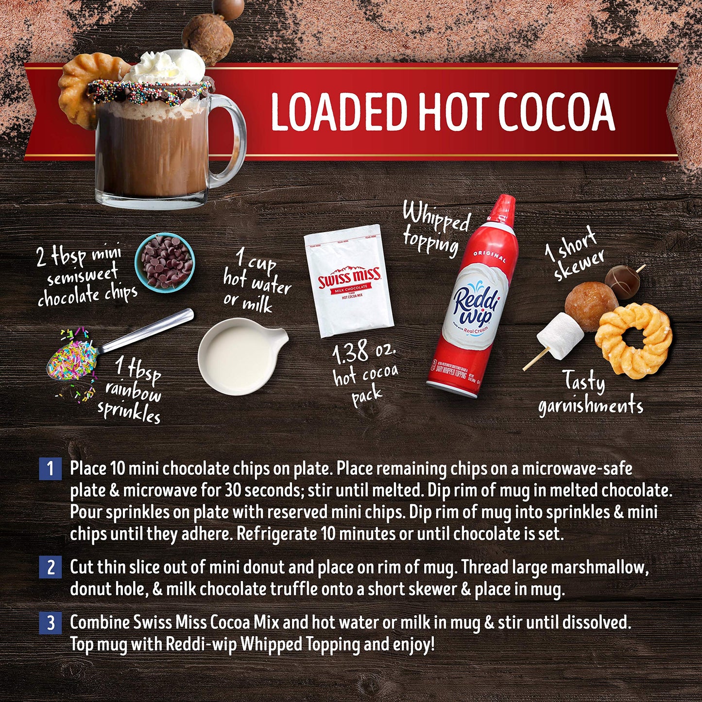 SWISS MISS Milk Chocolate Flavored Hot Cocoa Mix, 38.27 OZ Square Canister