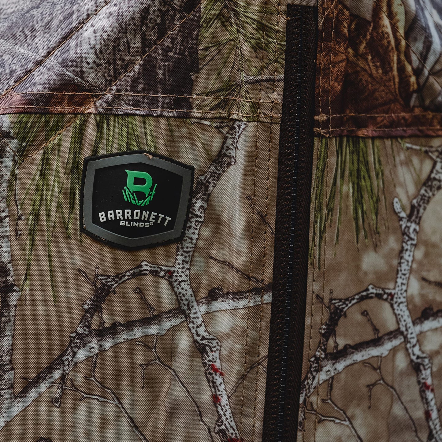 Barronett Blinds Radar Portable Hunting Blind, Pop-Up Hub Blind, Zipperless Windows, Lightweight, 2-Person, 67" x 71" x 71"