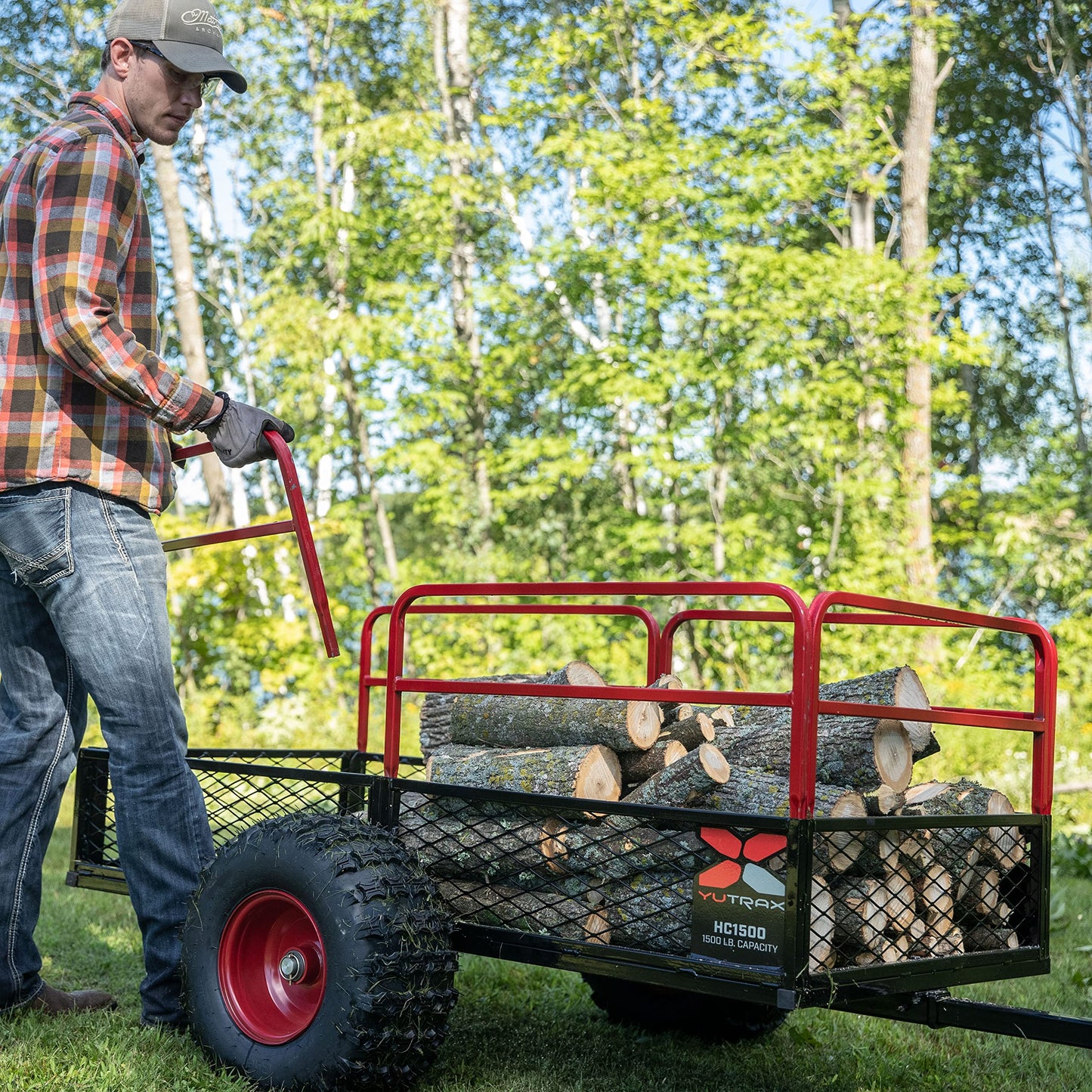 Trail Warrior X4 Heavy Duty UTV/ATV Trailer - For Off-Road Use - 1,250 lb. Capacity, TX159
