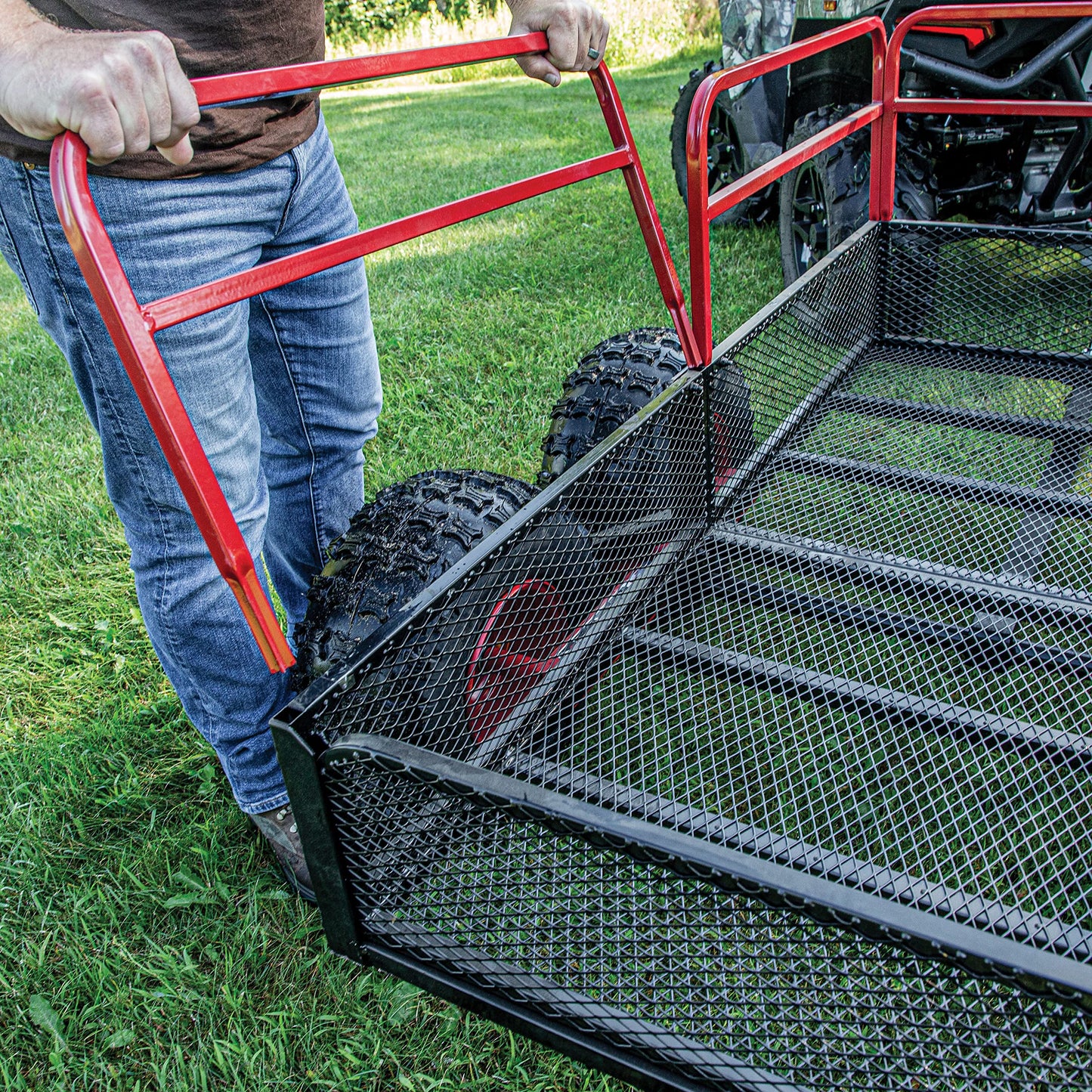 Trail Warrior X4 Heavy Duty UTV/ATV Trailer - For Off-Road Use - 1,250 lb. Capacity, TX159