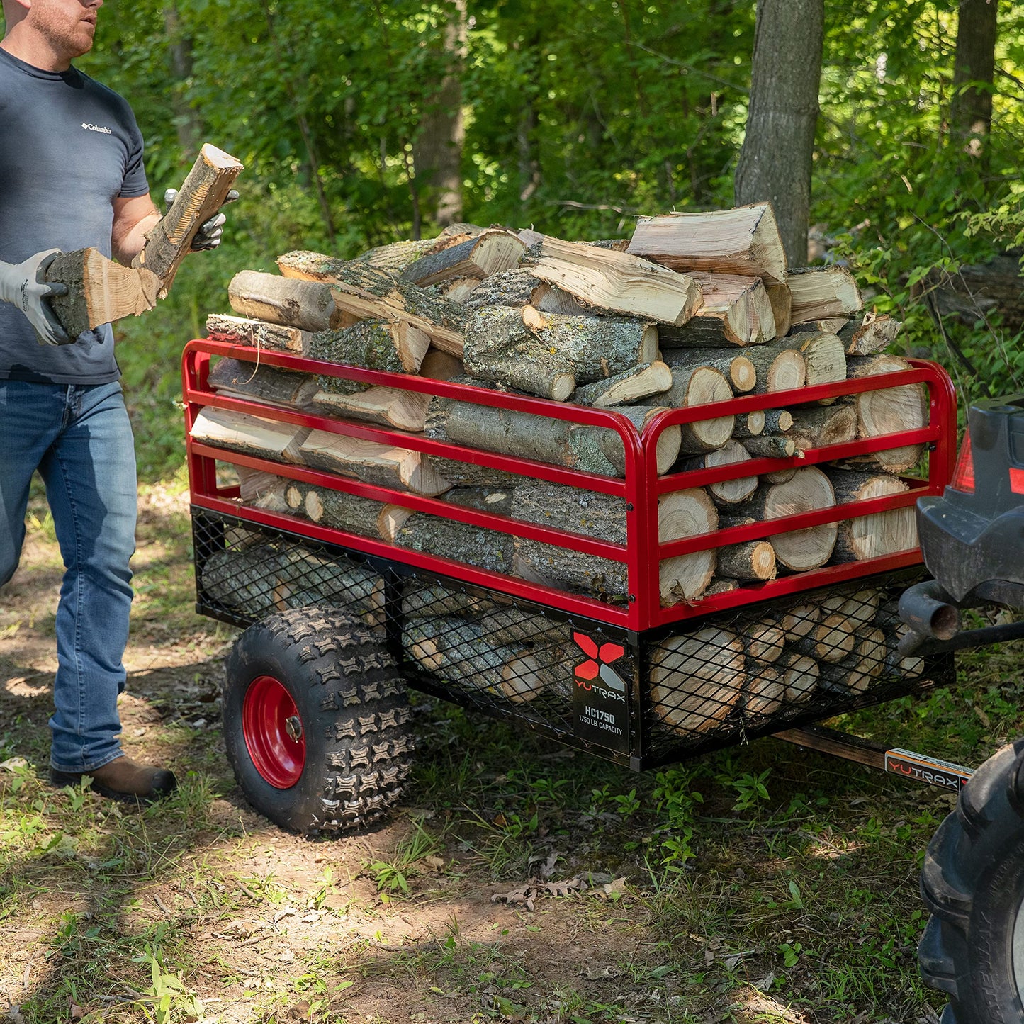 Trail Warrior X4 Heavy Duty UTV/ATV Trailer - For Off-Road Use - 1,250 lb. Capacity, TX159