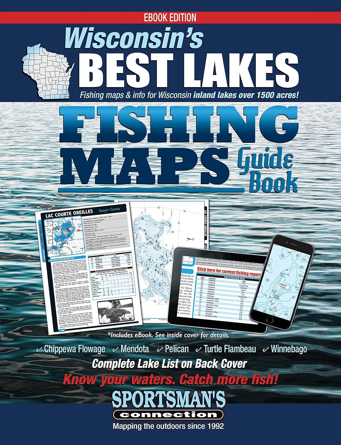 Wisconsin's Best Lakes Fishing Maps Guide Book