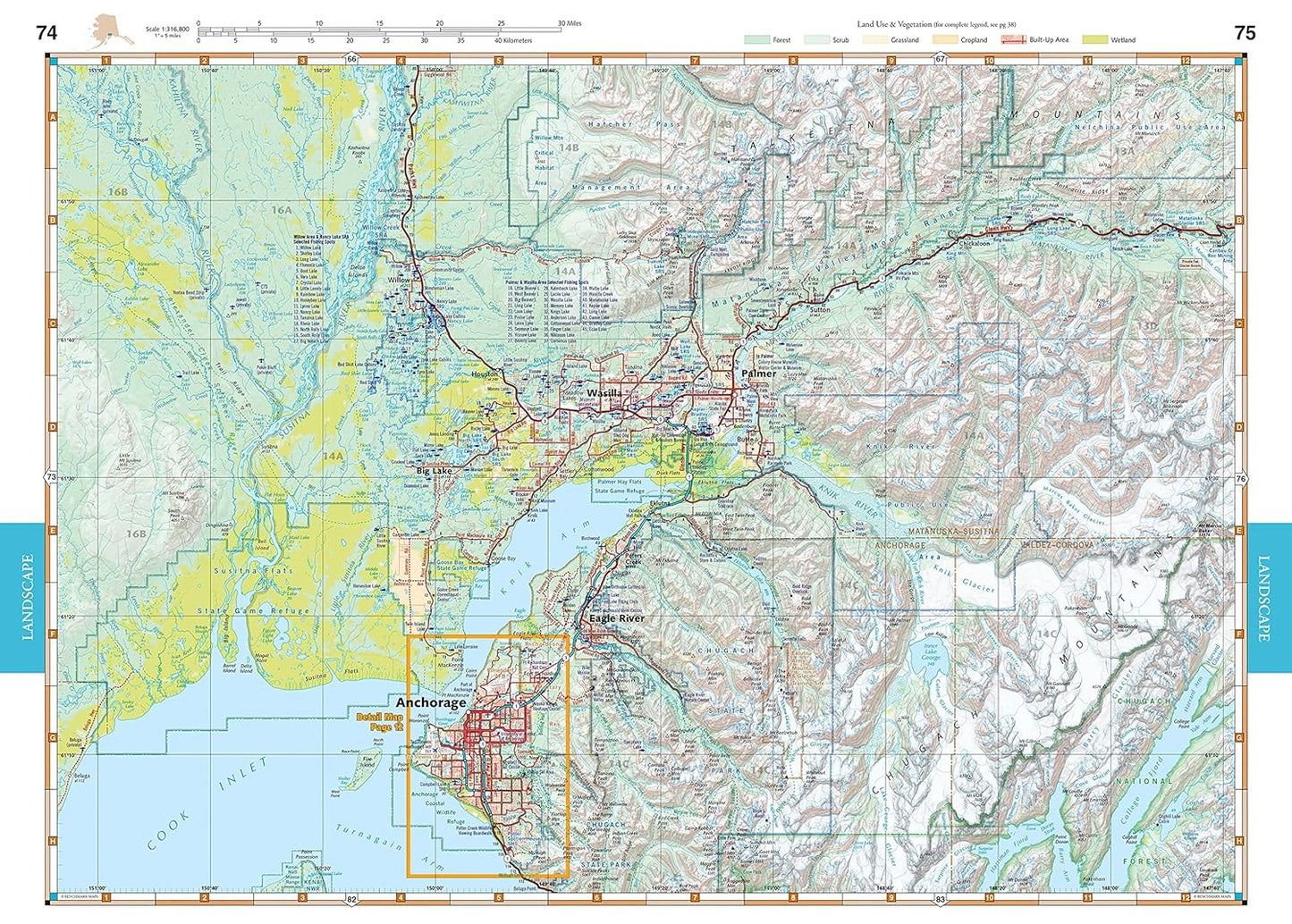 Alaska Road & Recreation Atlas - 2nd Edition, 2019 (Benchmark)