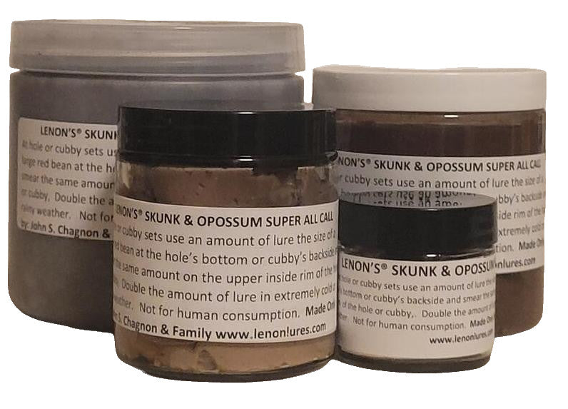 Lenon's Skunk and Opossum Super All Call Lure / Scent