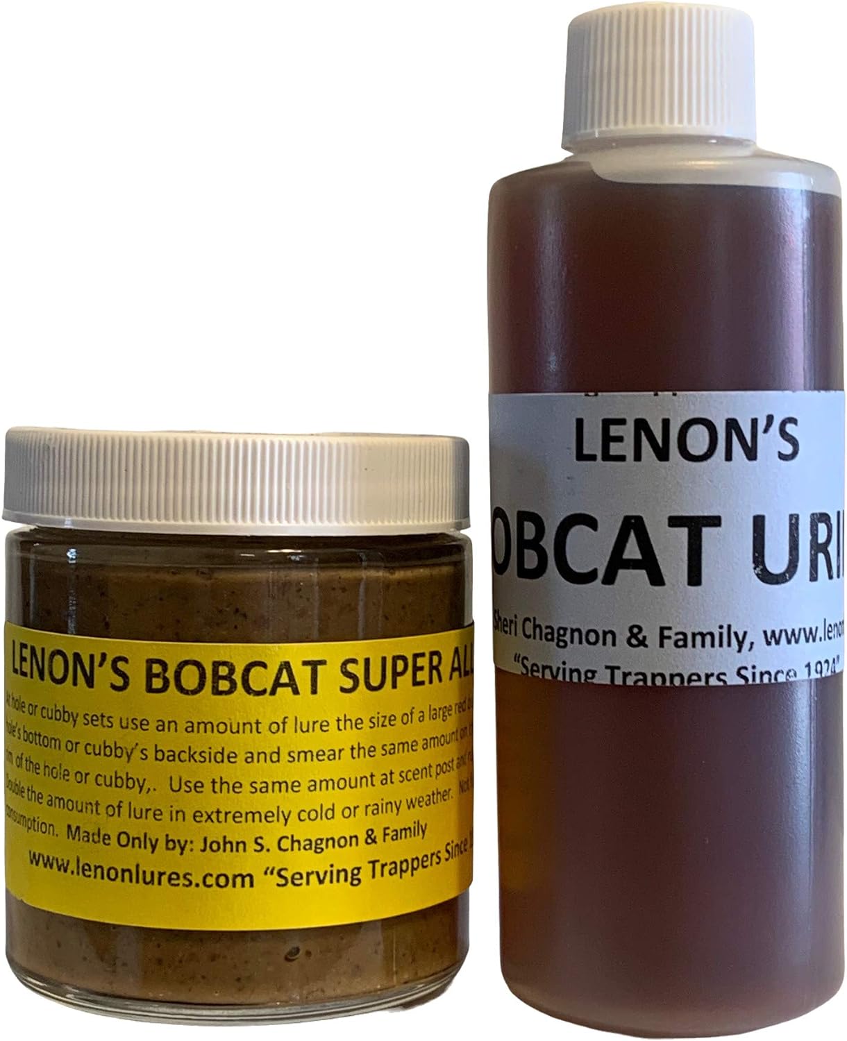 bobcat fishing lures Lenon Lures Lenon's Bobcat Trappers Special 4 oz Bobcat Super All Call Lure & 4 oz Bobcat Urine