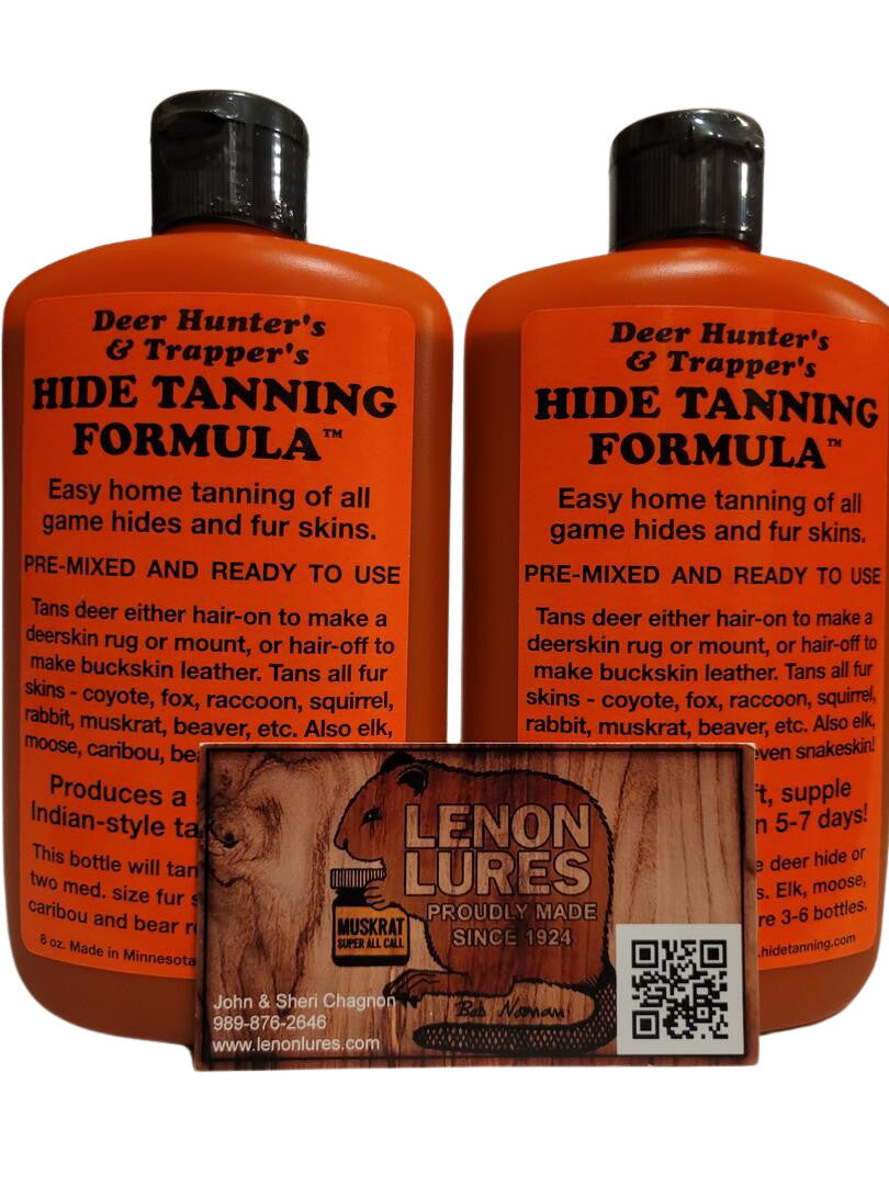 Deer Hunter's and Trapper's Hide & Fur Tanning Formula