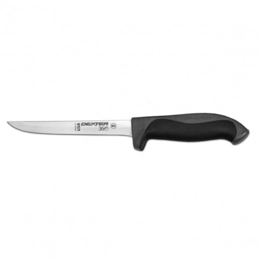 Dexter Russell 360 Series 6” narrow boning knife black handle 36001 S360-6N-PCP