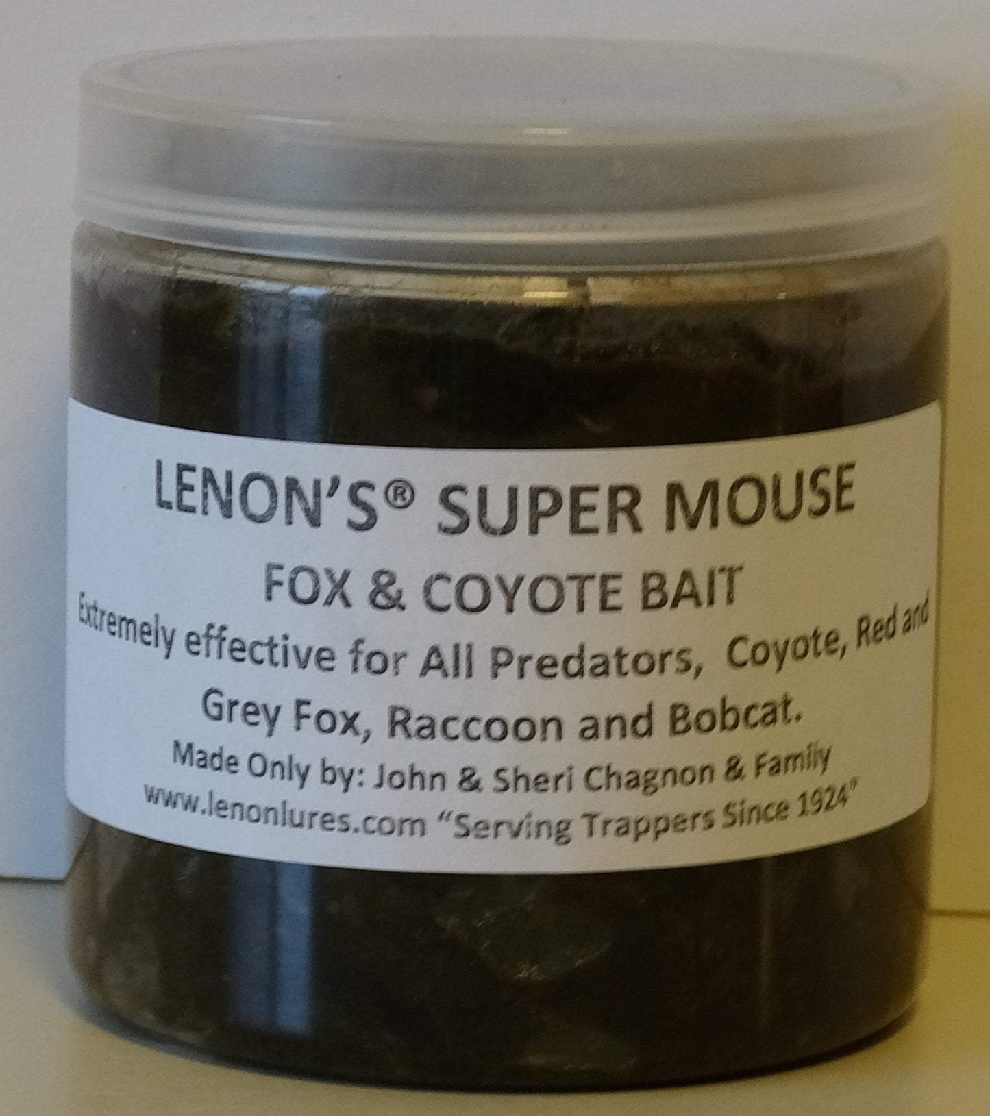 Lenon's Super Mouse Fox and Coyote Bait 8 oz Jar