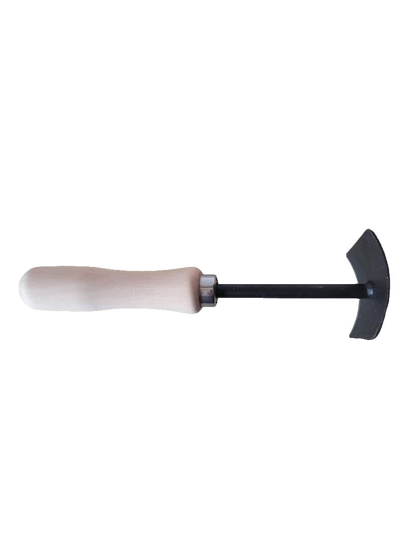 Bottle of Hide Tanning Formula with Two Pelt Fleshers / Scrapers