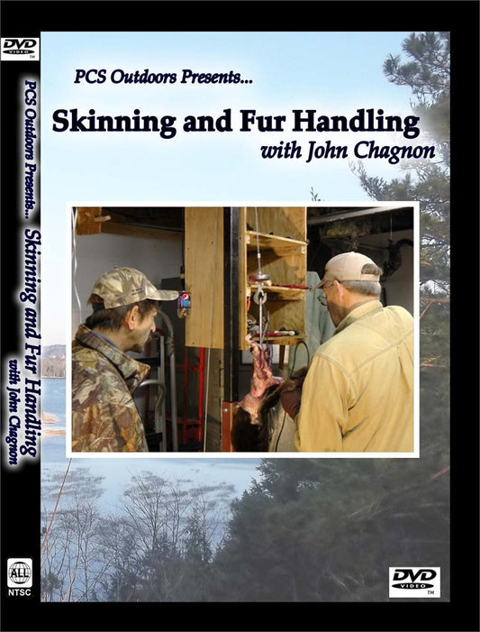 Skinning and Fur Handling DVD Muskrat, Raccoon, Mink, Fox, & Otter