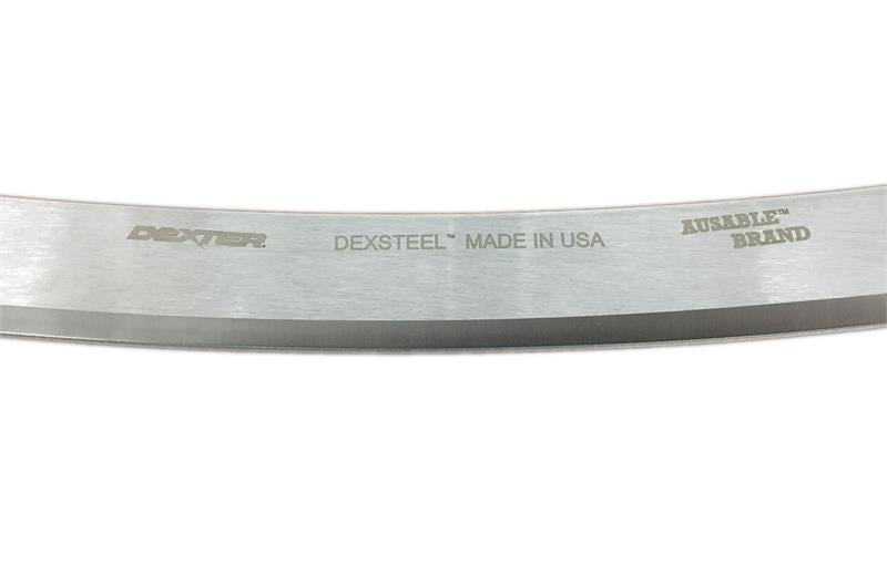 Two Handled Superior Fleshing Knife 13" Blade Dexter Steel Made in the USA