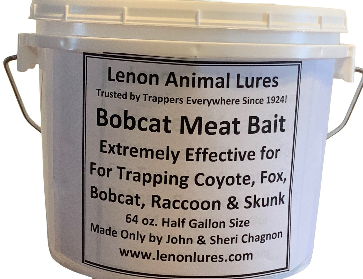 Lenon's Bobcat Meat - Fox and Coyote Bait 8 oz. to Gallon Jar