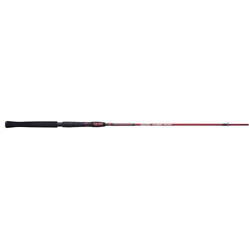 Ugly Stik 6'6" Carbon Walleye Spinning Rod, 2 Piece Fishing Rod, Medium Rod Power, 6-12 lb Line Rating, Lure Rating 1/8-3/4 oz
