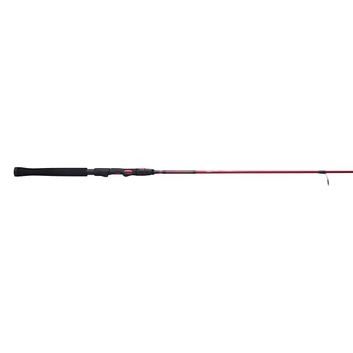 Ugly Stik 6'6" Carbon Walleye Spinning Rod, 2 Piece Fishing Rod, Medium Rod Power, 6-12 lb Line Rating, Lure Rating 1/8-3/4 oz