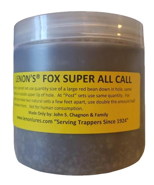 Lenon's Fox Super All Call - Lure / Scent Both Red Fox and Gray Fox will always investigate