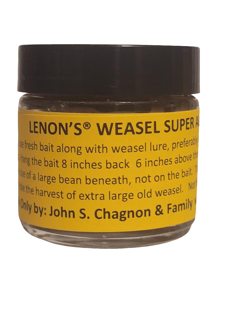 Lenon's Weasel Super All Call – Weasel Lure / Scent Lenon's Weasel Lure Results Since 1924