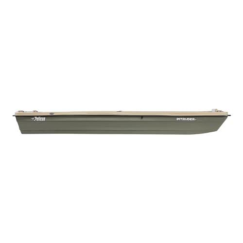 Pelican - Boat Intruder 12 - Jon Fishing Boat - 12 ft. - Great for Hunting/Fishing , Khaki / Beige