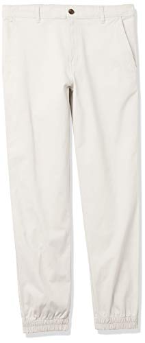 Amazon Essentials Men's Straight-Fit Washed Cotton Chino Jogger Pant