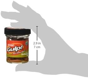 Berkley Gulp! Earthworm , Brown, 4-Inch