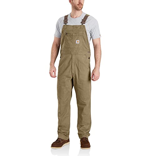 Carhartt Men's Rugged Flex Relaxed Fit Canvas Bib Overall