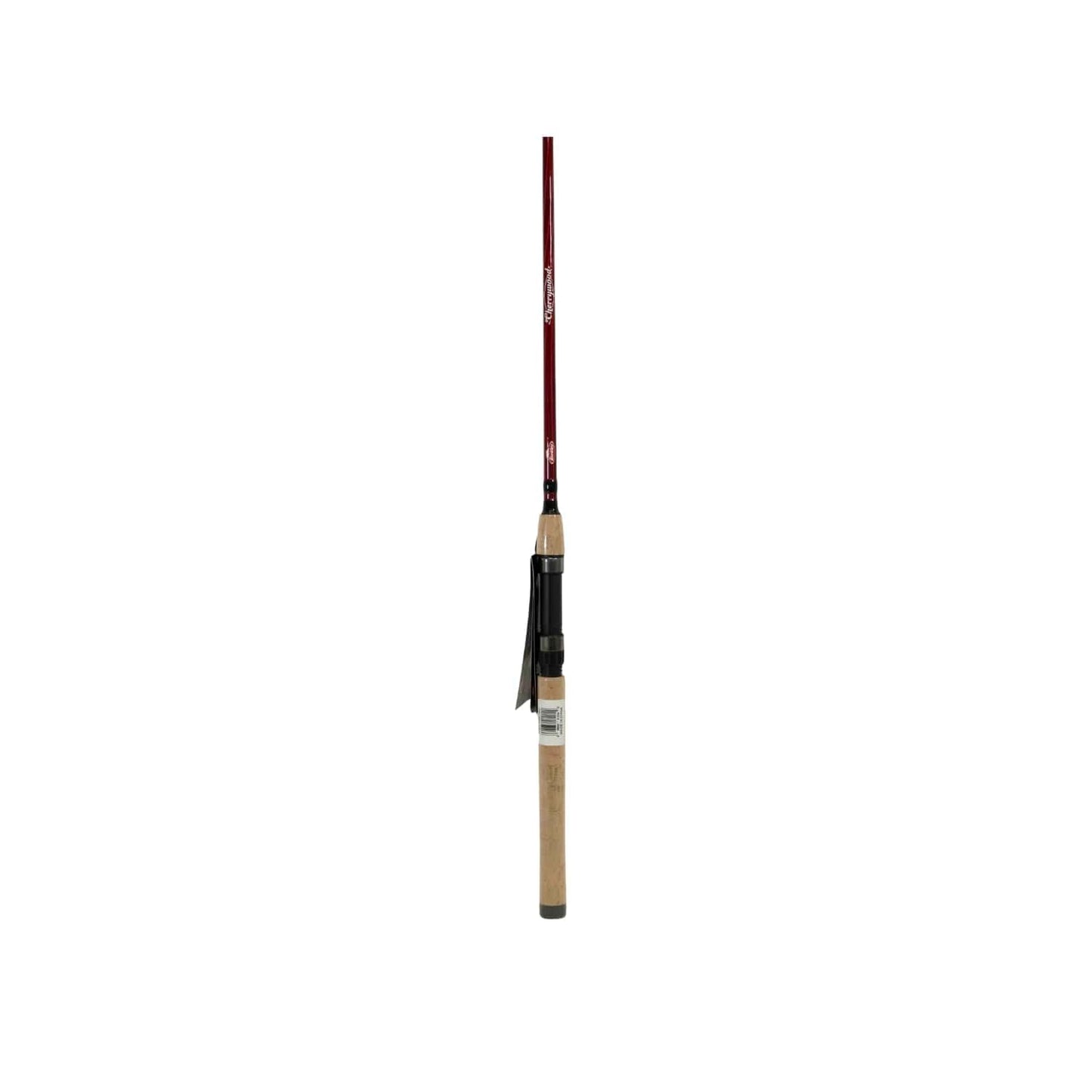 Berkley 7’ Cherrywood HD Spinning Rod, One Piece Spinning Rod, 6-14lb Line Rating, Medium Rod Power, Fast Action, 1/8-3/4 oz. Lure Rating, red