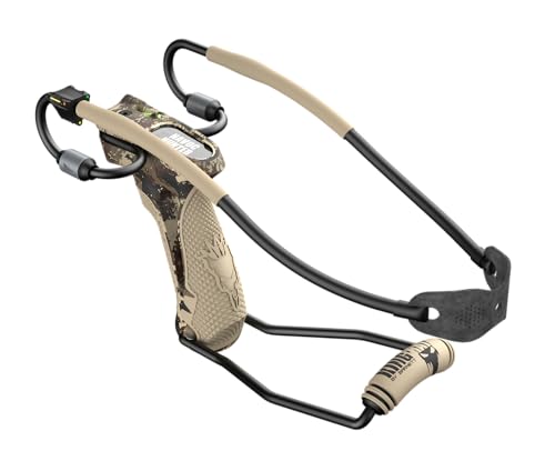 Barnett King Rat Slingshots, Powerful Slingshot for Adults and Kids Alike, Includes Power Band, Brushed Leather Pouch, & Slingshot Ammo
