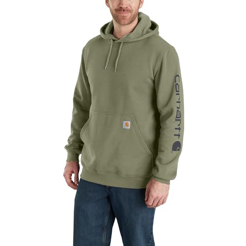 Carhartt Men's K288 Loose Fit Midweight Logo Sleeve Graphic Sweatshirt