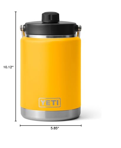 YETI Rambler Half Gallon Jug, Vacuum Insulated, Leakproof, Stainless Steel with MagCap