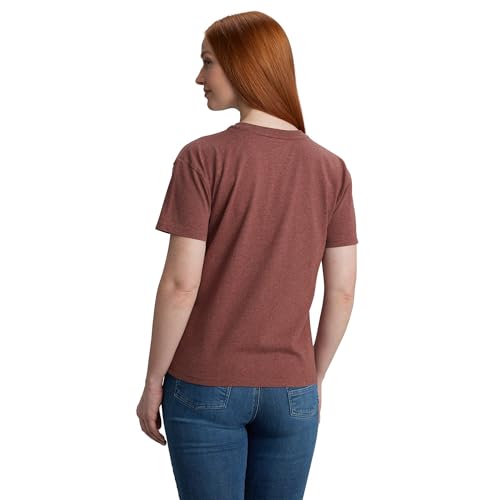 Carhartt Women's Loose Fit Short-Sleeve Heavyweight Henley T-Shirt