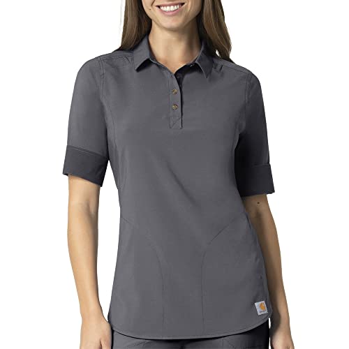 Carhartt Women's Open Placket Convertible Sleeve Top