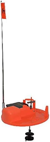 HT Enterprise PTE-200 Polar Therm Extreme Tip-Up W/ 200 ' Spool, Orange - Built in Tackle Box, Multi, one Size