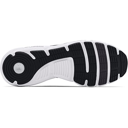Under Armour Men's Charged Assert 9, Black (001)/White, 11.5 X-Wide US