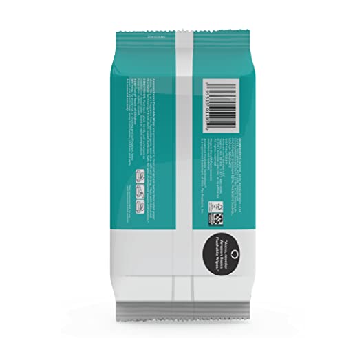 Amazon Basics Adult Wet Wipes Flushable formulated without Fragrance, 126 Count (3 Packs of 42) Packaging May Vary