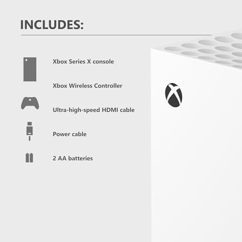 Xbox Series X - All Digital Gaming Console - 1TB SSD - Includes Wireless Controller - 4K Gaming - 120FPS - Robot White