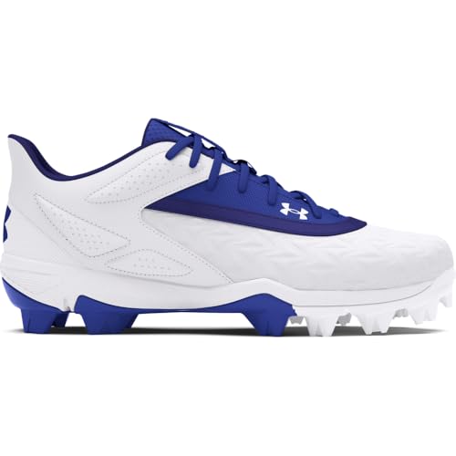 Under Armour Boys' Leadoff Low RM JR 3.0, (400) Royal/White/Royal, 3, US