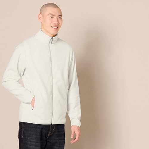 Amazon Essentials Men's Full-Zip Polar Fleece Jacket (Available in Big & Tall)